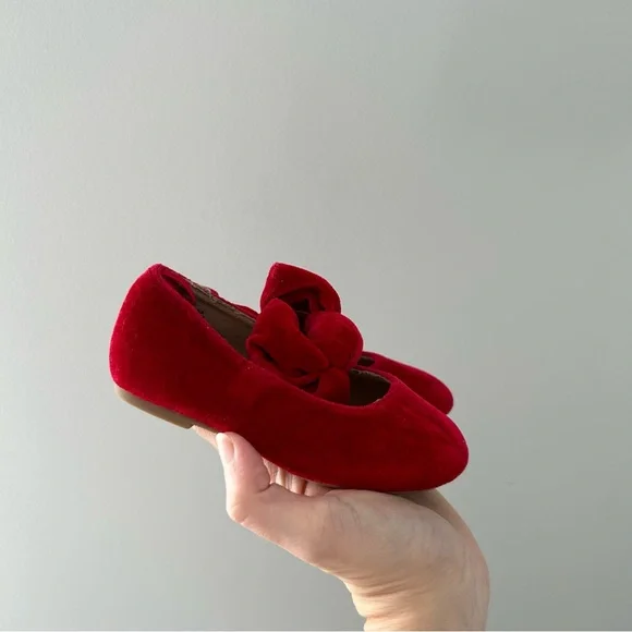 GAP Red Velvet Shoes - Picture 2 of 6